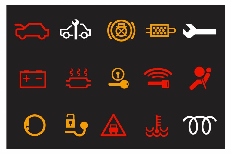 Cryptic car warning lights – diagnostic check