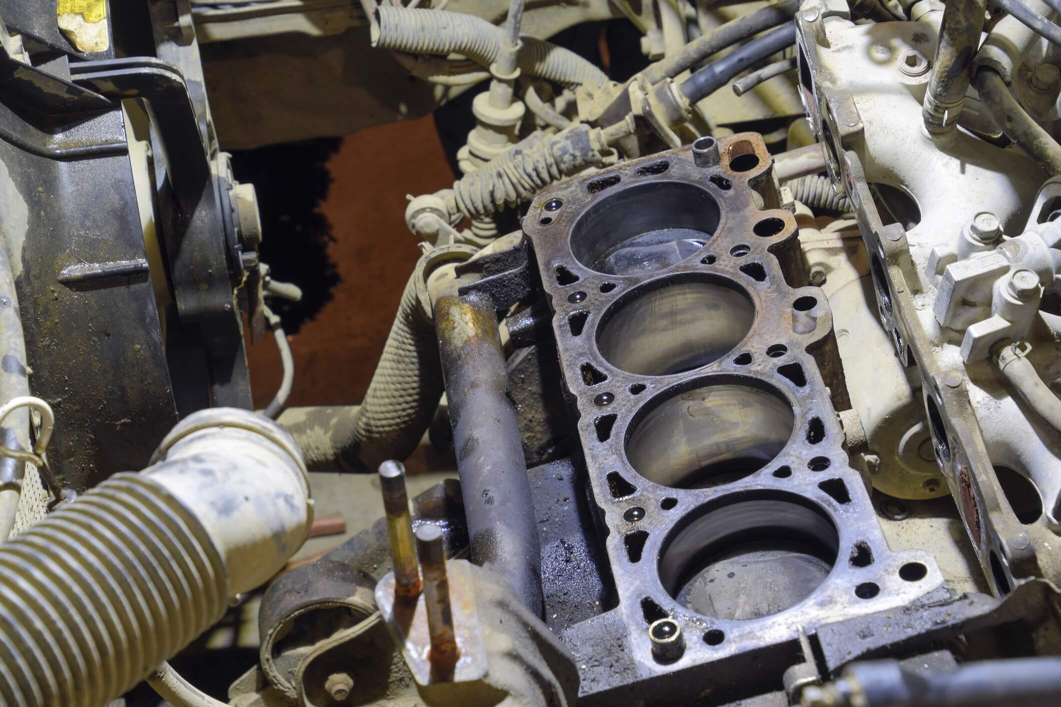 A blown head gasket